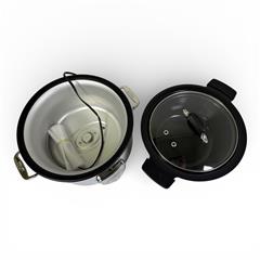 All-Clad SD712D51 4 Qt. Slow Cooker with Aluminum Insert, Silver